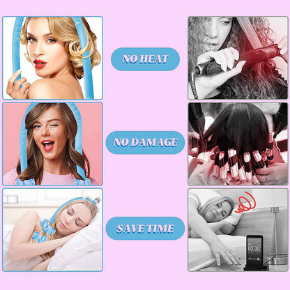 Heatless Hair Curlers